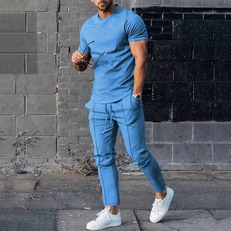 LoungeDuo™ | Sæt med lange bukser og T-shirt