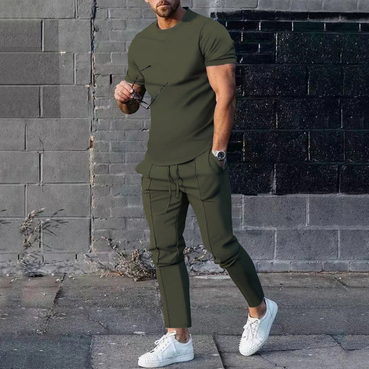 LoungeDuo™ | Sæt med lange bukser og T-shirt