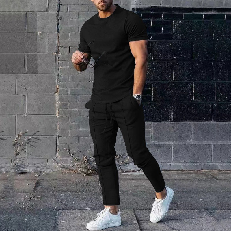 LoungeDuo™ | Sæt med lange bukser og T-shirt