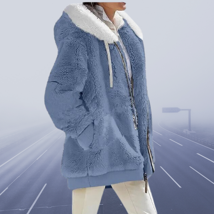 Diana | Hyggelig Faux Fur Hættejakke