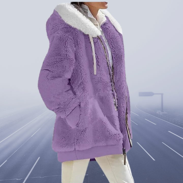 Diana | Hyggelig Faux Fur Hættejakke