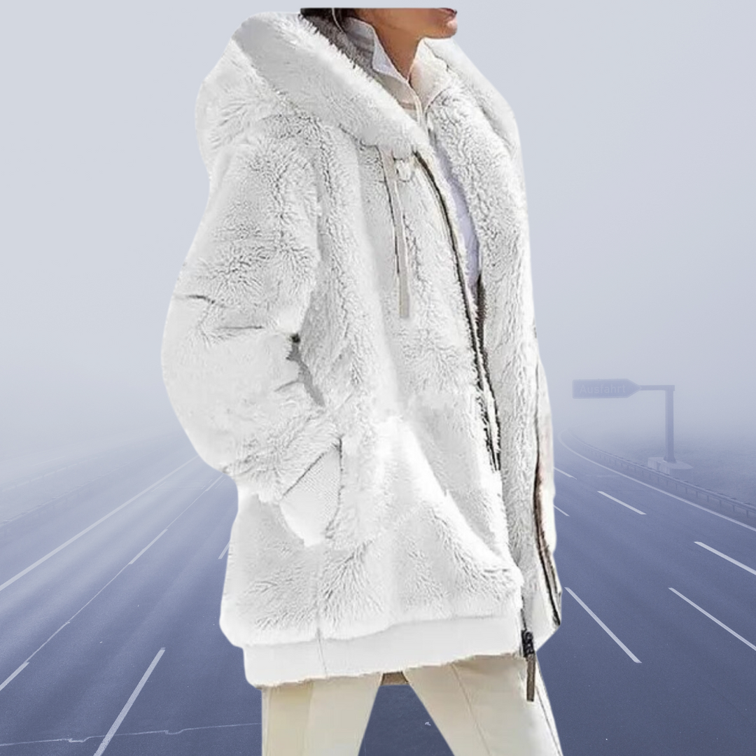 Diana | Hyggelig Faux Fur Hættejakke