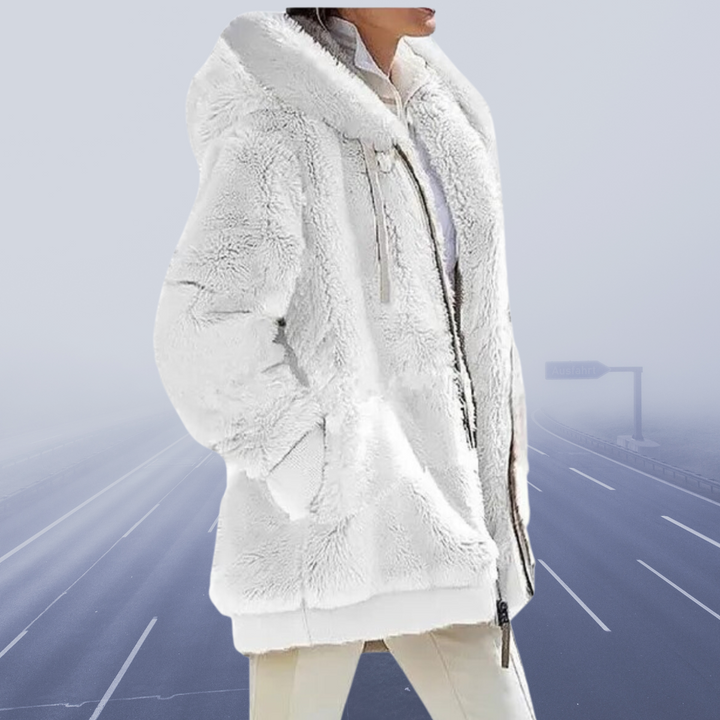 Diana | Hyggelig Faux Fur Hættejakke