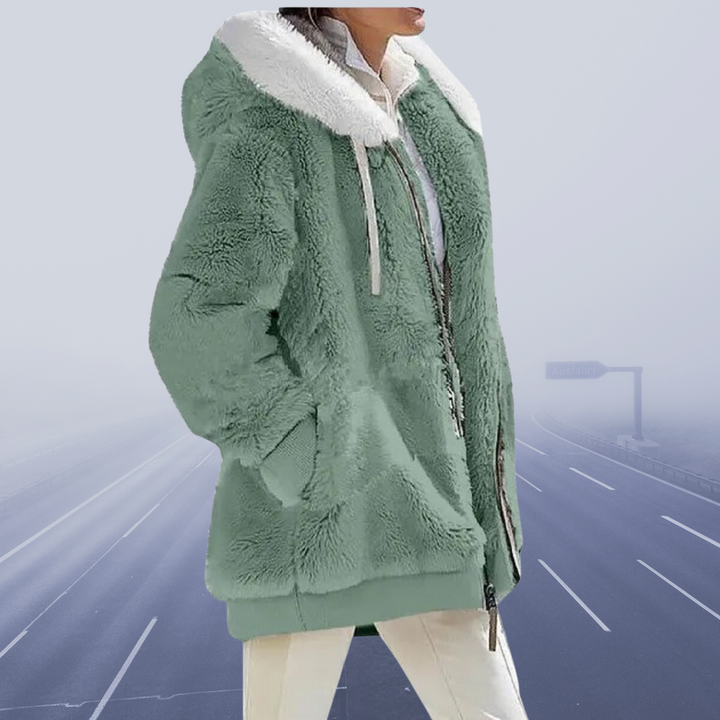 Diana | Hyggelig Faux Fur Hættejakke