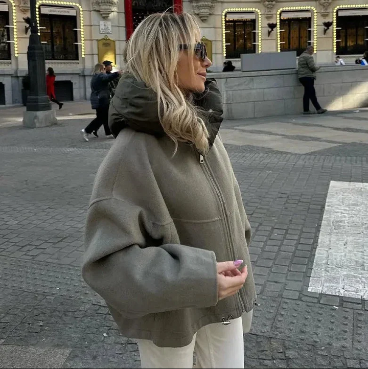 Edith | Cozy Hættetrøje Oversized Jakke