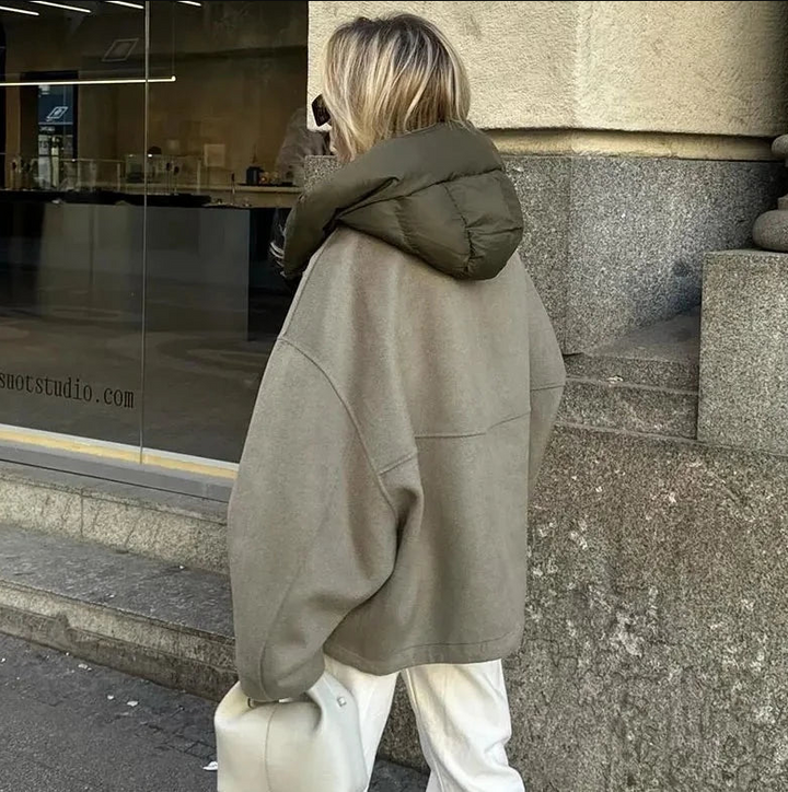 Edith | Cozy Hættetrøje Oversized Jakke