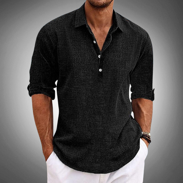 Marco™ | Mode Skjorte i Linnedesign