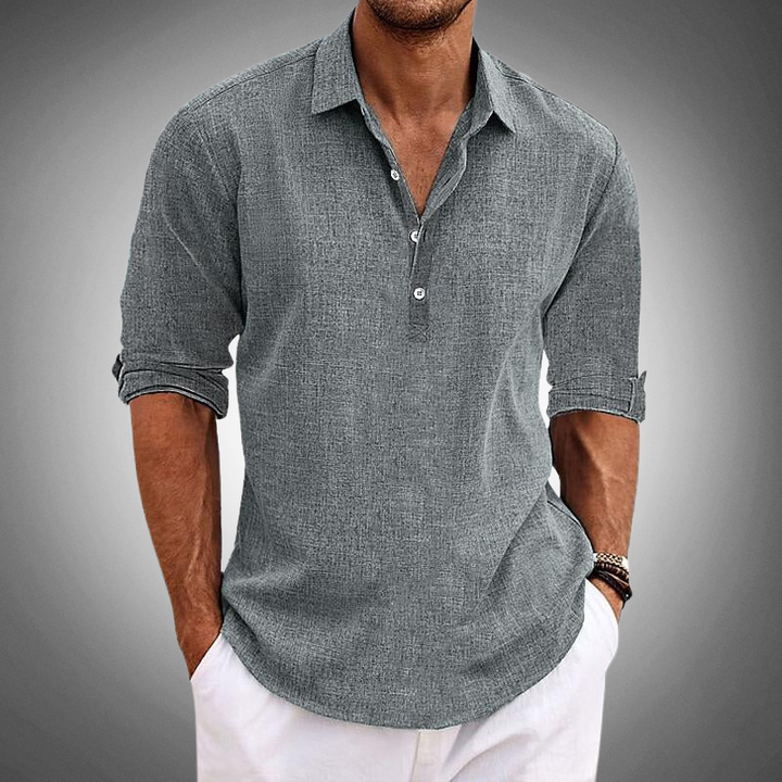 Marco™ | Mode Skjorte i Linnedesign