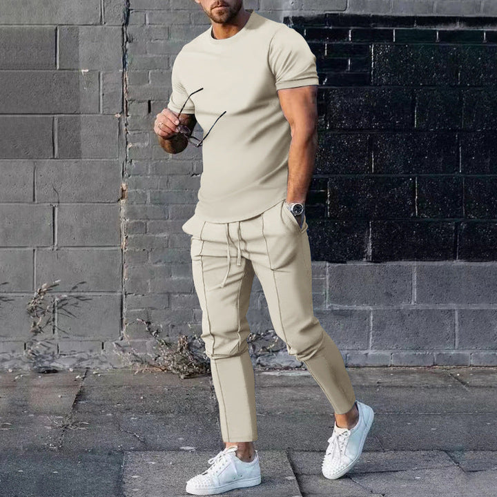LoungeDuo™ | Sæt med lange bukser og T-shirt