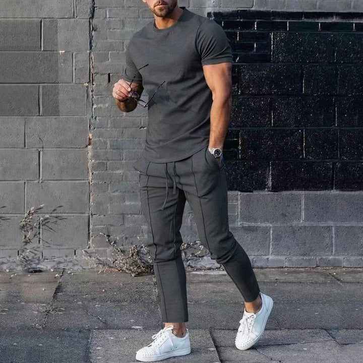 LoungeDuo™ | Sæt med lange bukser og T-shirt
